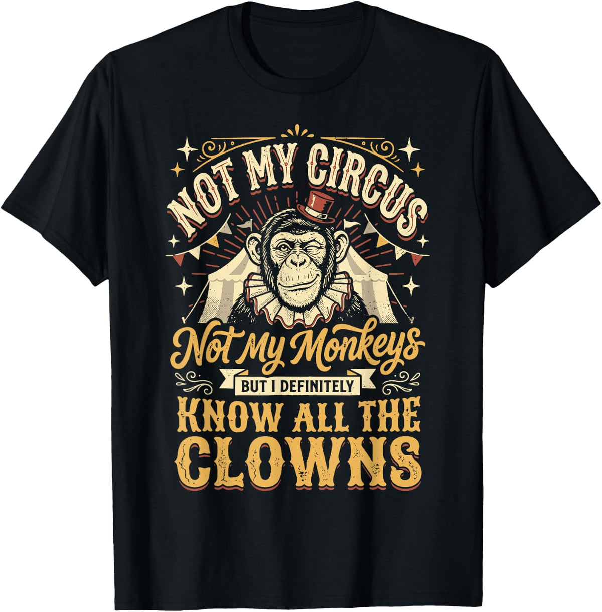 Not My Circus Not My Monkeys But I Know All The Clowns T-Shirt