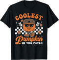 Coolest Pumpkin in The Patch Halloween Boys Girls Teens Kids T-Shirt