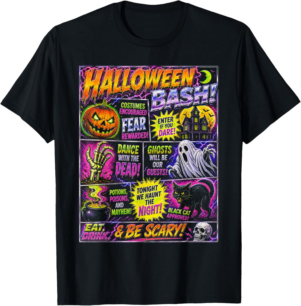 Halloween Vintage Horrorfest Poster Party Halloween T-Shirt